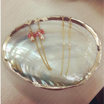 秋色フェザーのイヤリング