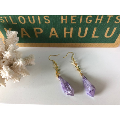 ピンクとゴールドが可愛い上品なピアス